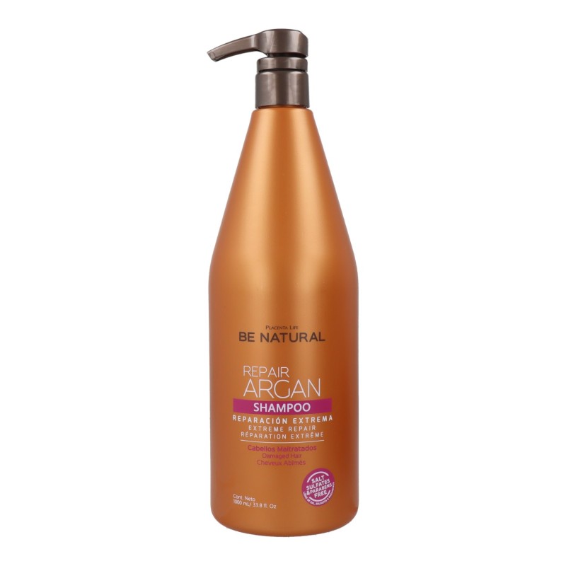 Placenta Life Be Natural Nutri Repair Argan Champú 1000 ml