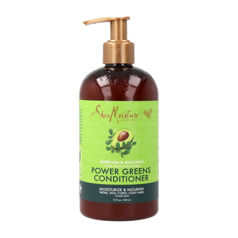 Shea Moisture Moringa Avocado Power Greens Acondicionador 384 ml