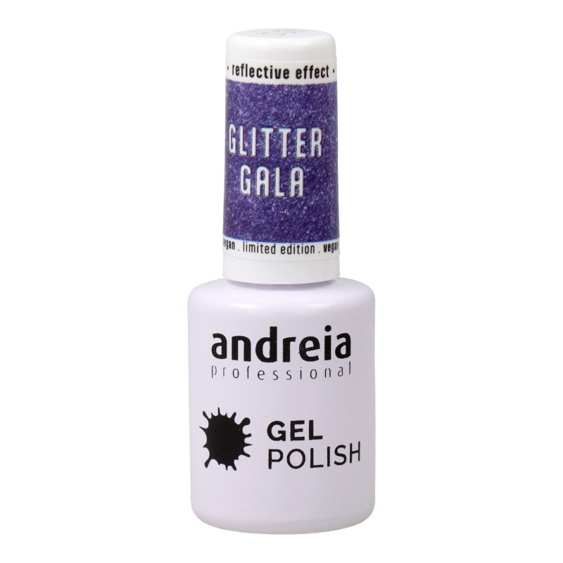 Andreia Gel Polish Reflective Colors Gg5 Azul Púrpura con Destellos 10,5 ml