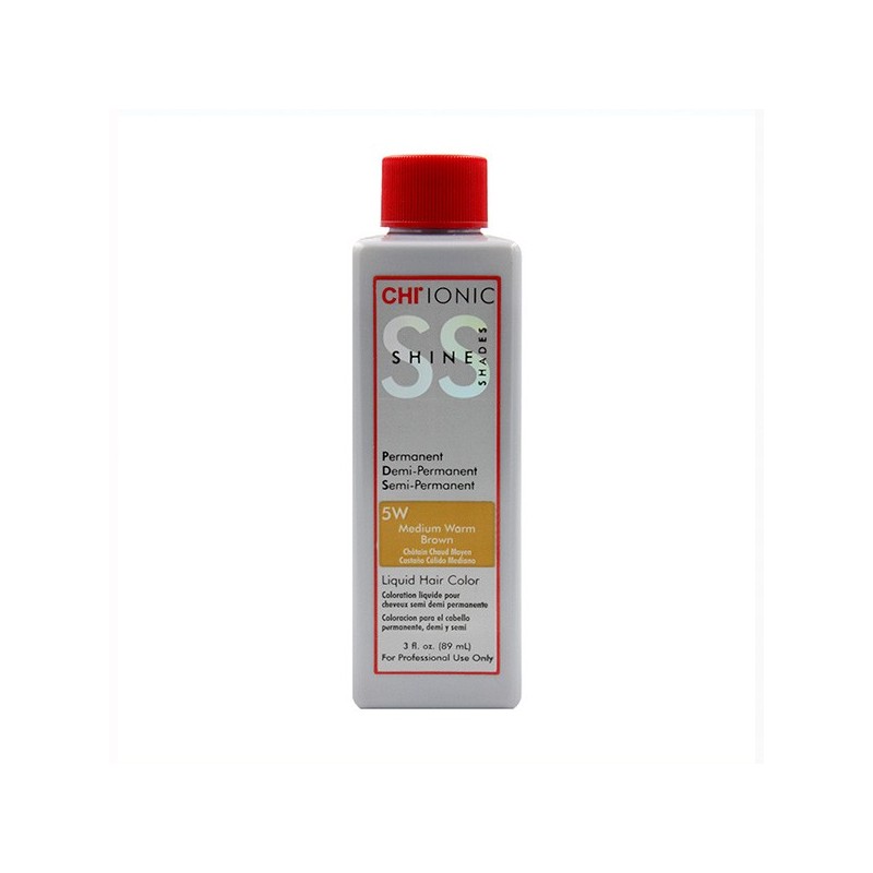 Farouk Tinte Chi Ionic Shine Shades Liquid Color 5W Marrón Medio Cálido 89 ml