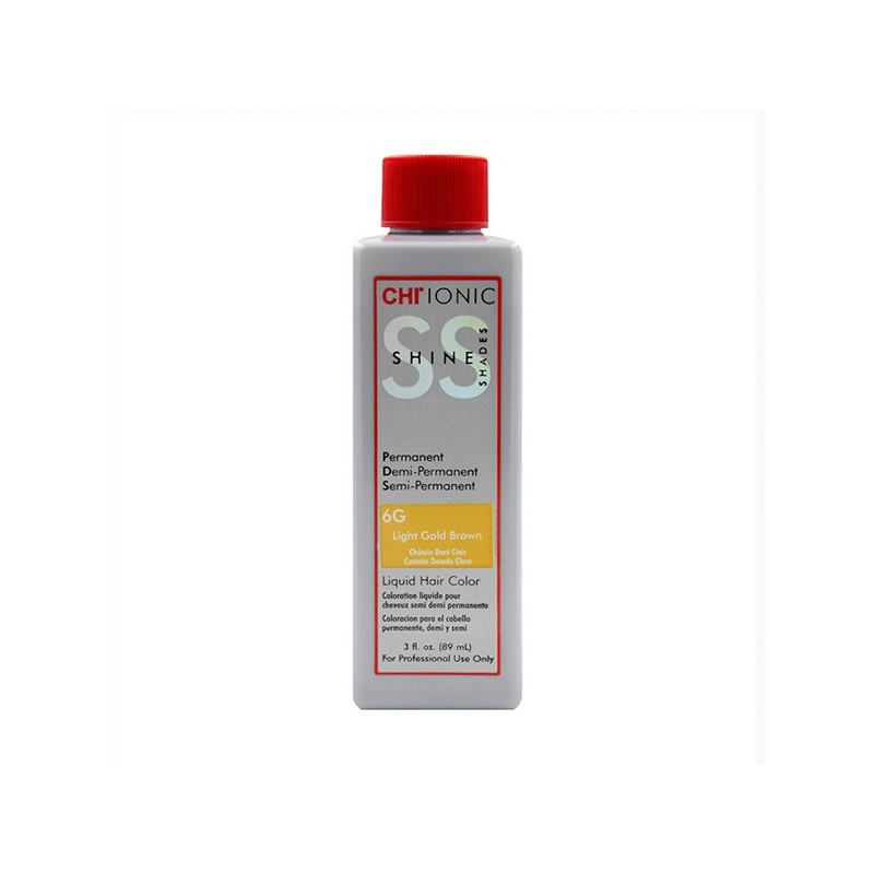 Farouk Tinte Chi Ionic Shine Shades Liquid Color 6G Marrón Dorado Claro 89 ml