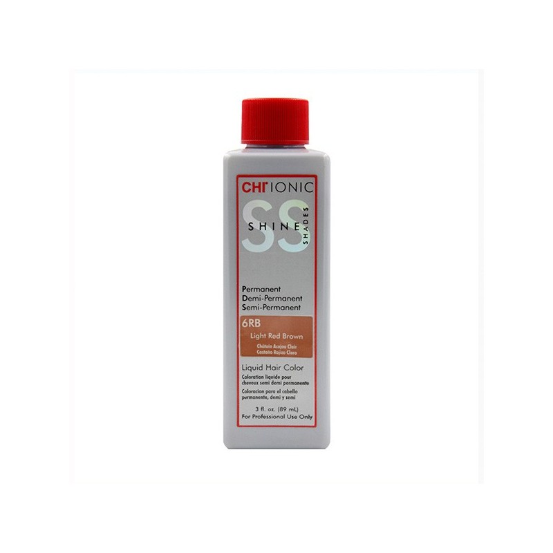 Farouk Tinte Chi Ionic Shine Shades Liquid Color 6RB Marrón Rojo Claro 89 ml