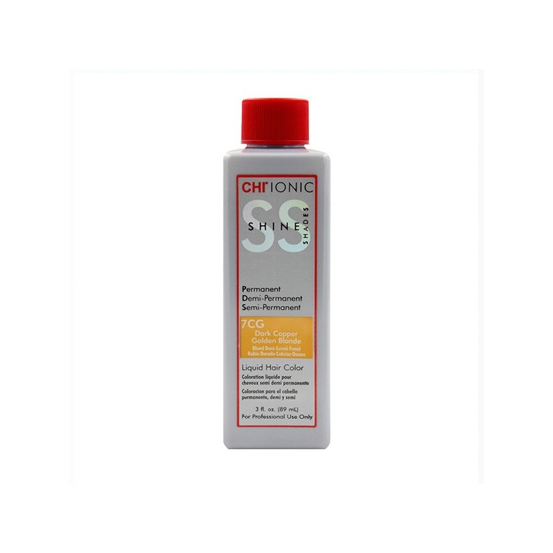 Farouk Tinte Chi Ionic Shine Shades Liquid Color 7CG Rubio Dorado Cobrizo Oscuro 89 ml