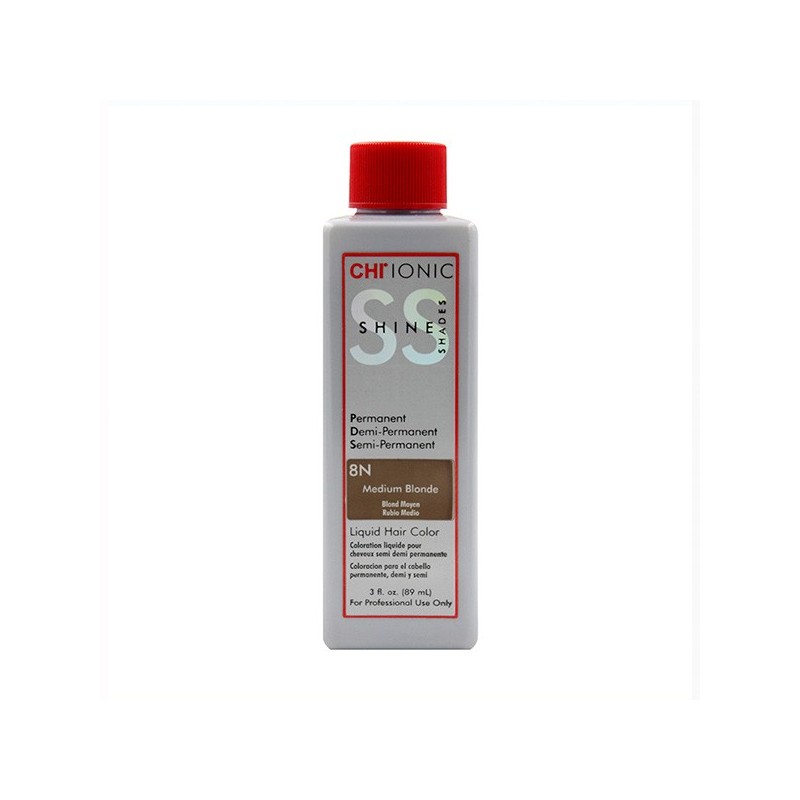 Farouk Tinte Chi Ionic Shine Shades Liquid Color 8RR Rubio Medio 89 ml