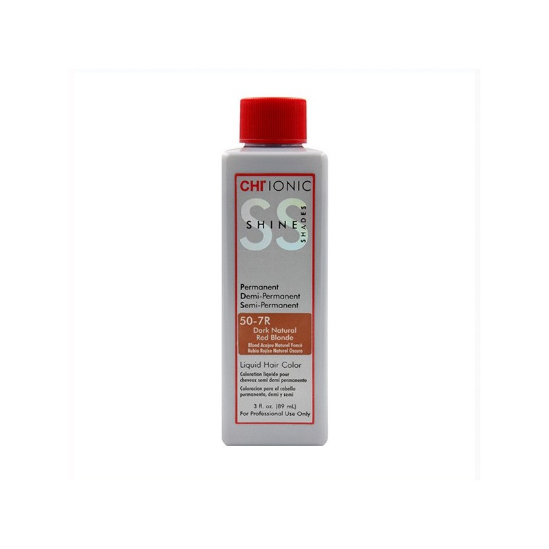 Farouk Tinte Chi Ionic Shine Shades Liquid Color 50-7R Rubio Rojizo Natural Oscuro 89 ml