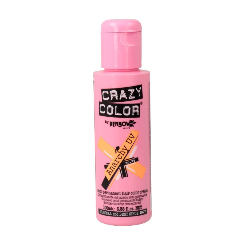 Crazy Color 76 Anarchy Uv 100 ml (Naranja)