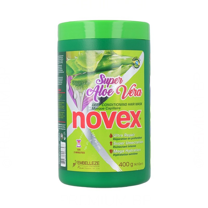 Novex Super Aloe Vera Mascarilla Capilar 400 ml