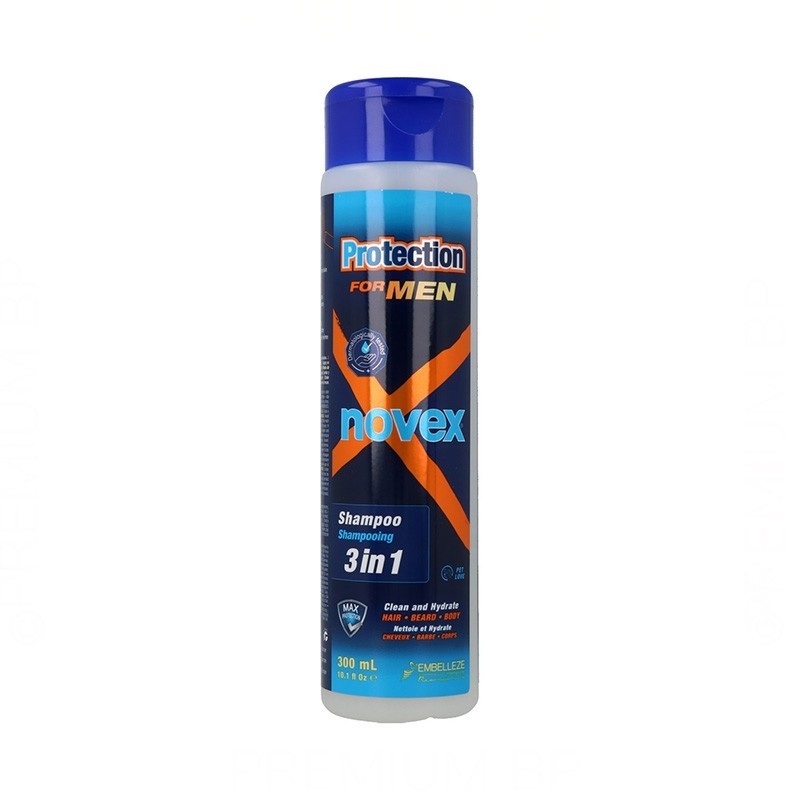 Novex Protection For Men Champú 3 En 1 300 ml