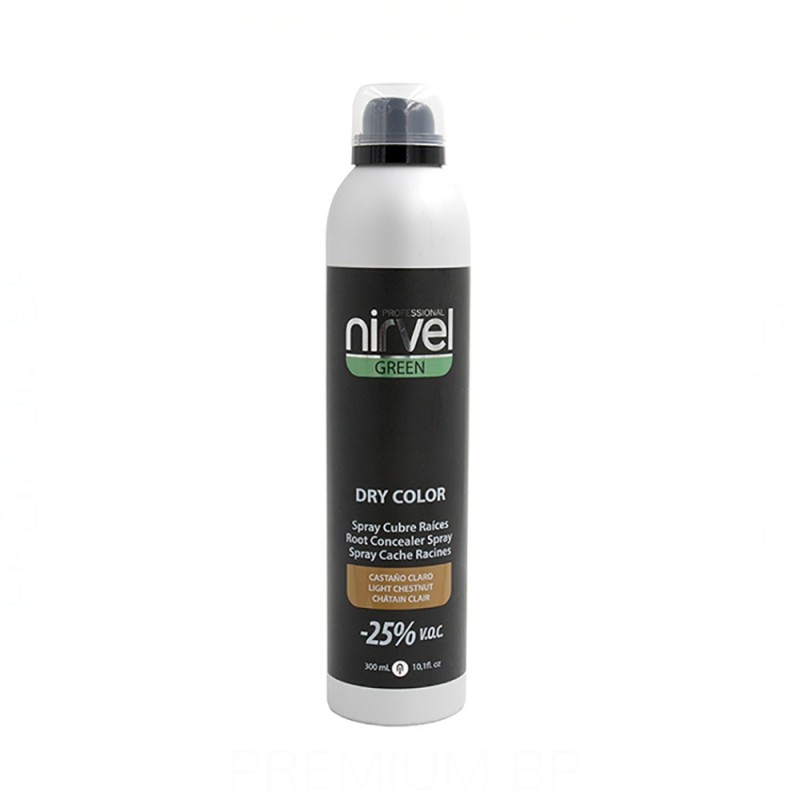 Nirvel Green Dry Color Spray Castaño Claro 300 Ml