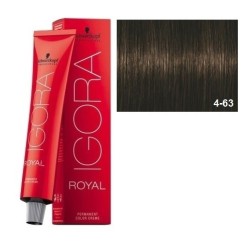 SCHWARZKOPF TINTE DE PELO 4-63 CASTAÑO MEDIO MARRÓN MATE + OXIGENADA