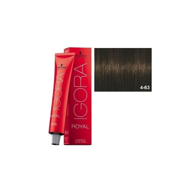 SCHWARZKOPF TINTE DE PELO 4-63 CASTAÑO MEDIO MARRÓN MATE + OXIGENADA