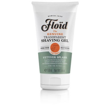 FLOÏD gel de afeitar transparente vetyver splash 150 ml
