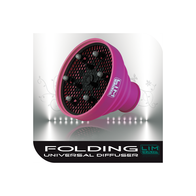 LIM HAIR Difusor universal plegable original fuchsia