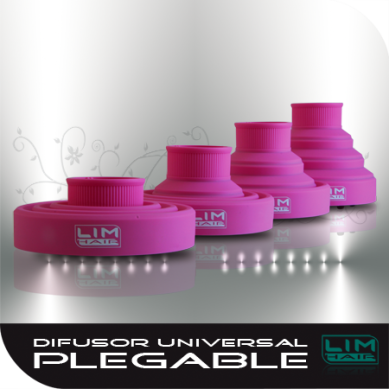 LIM HAIR Difusor universal plegable original fuchsia
