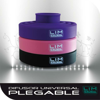 LIM HAIR Difusor universal plegable original fuchsia