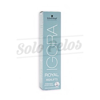 SCHWARZKOPF TINTE IGORA ROYAL HIGHLIFTS 10-46 RUBIO PLATINO BEIGE CHOCOLATE + OXIGENADA