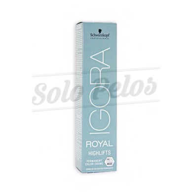 SCHWARZKOPF TINTE IGORA ROYAL HIGHLIFTS 10-46 RUBIO PLATINO BEIGE CHOCOLATE + OXIGENADA