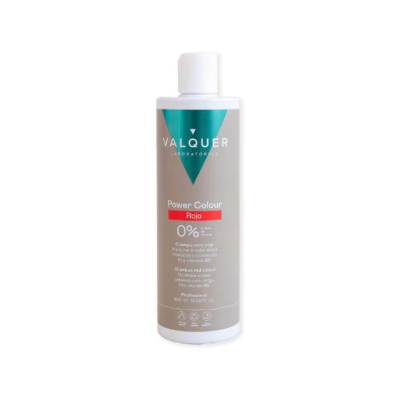 Valquer Power Color Champú Rojo 400 ml