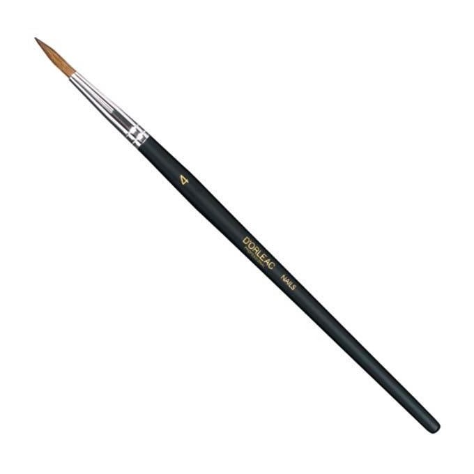 Pincel redondo uñas gel natural nº 4 D'ORLEAC