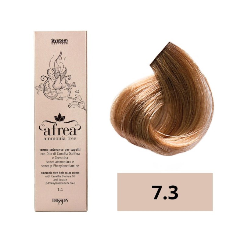Dikson Tinte Afrea Sin Amoniaco 7.3 Rubio Dorado 120 Ml