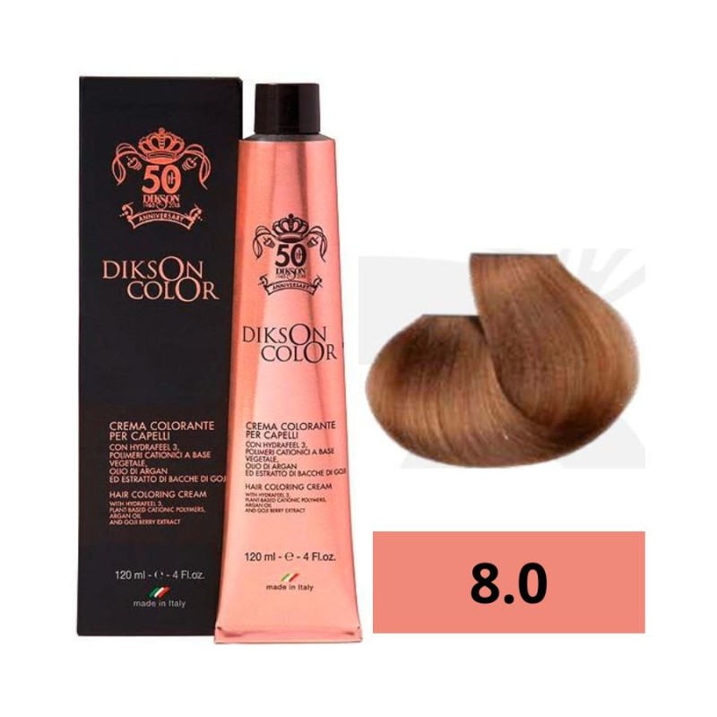 Dikson Color Anniversary 8.0 Rubio Claro 120 Ml