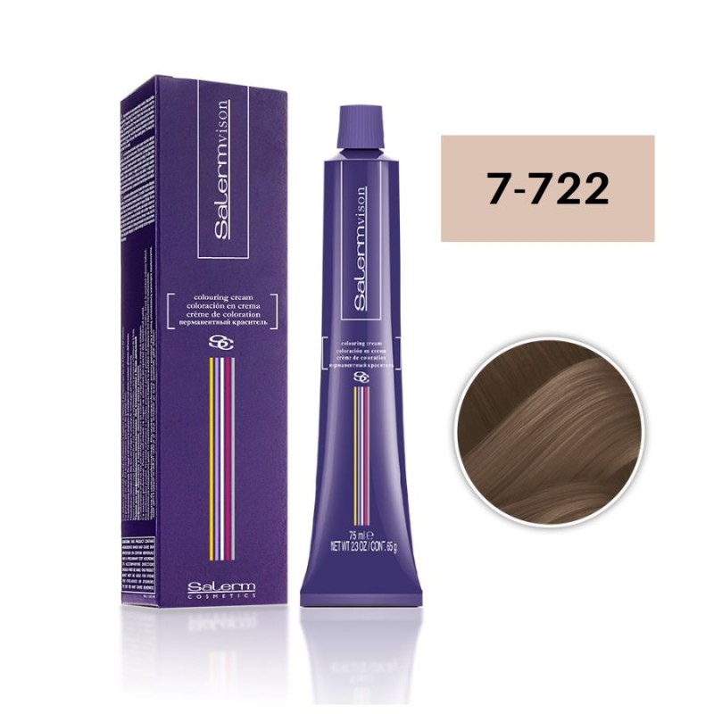 Salerm Tinte Salermvison 7-722 Ice Brown 75 ml