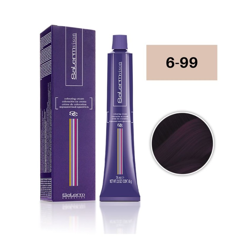 Salerm Tinte Salermvison 6-99 Rubio Oscuro Violeta Intenso 75 ml