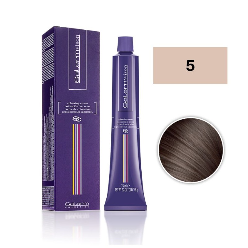 Salerm Tinte Salermvison 5 Castaño Claro 75ml