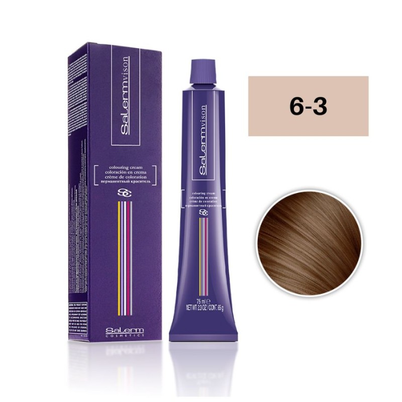 Salerm Tinte Salermvison 6-3 Rubio Oscuro Dorado 75 ml