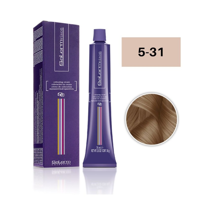 Salerm Tinte Salermvison 5-31 Castaño Claro Beige 75 ml