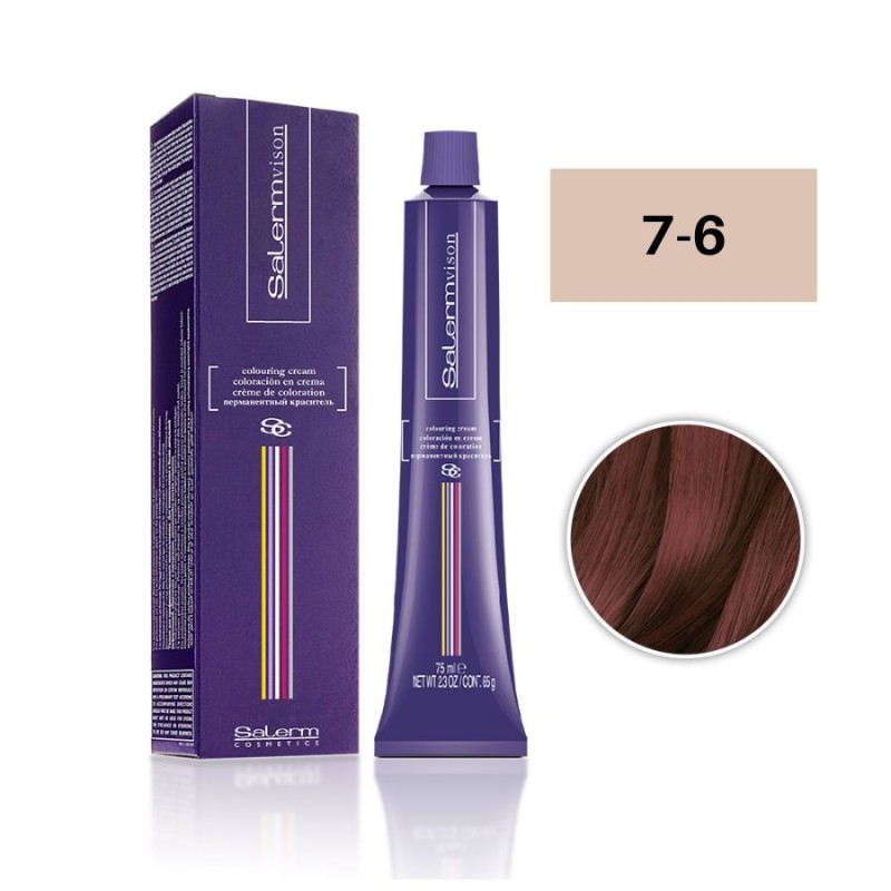 Salerm Tinte Salermvison 7-6 Rubio Rojizo 75 ml