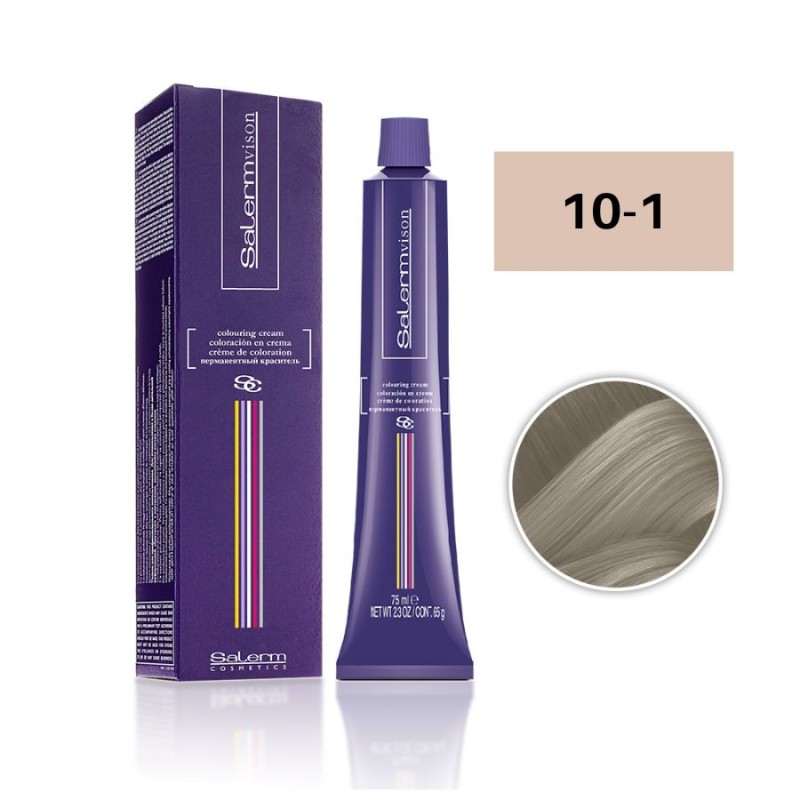 Salerm Tinte Salermvison 10-1 Rubio Platino Ceniza 75 ml