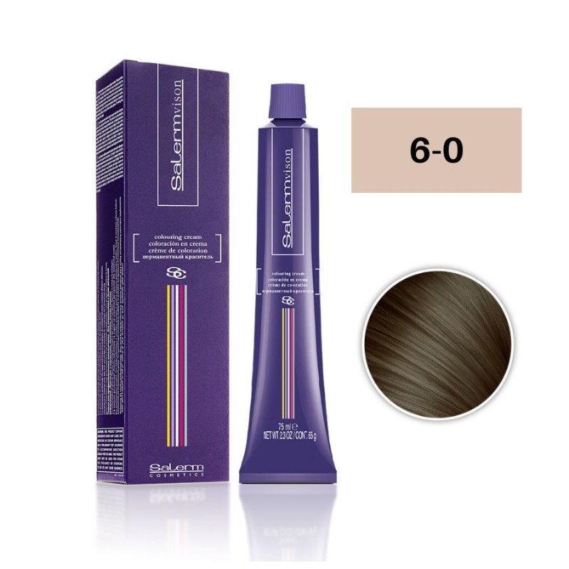 Salerm Tinte Salermvison 6-0 Rubio Oscuro Frío 75 ml