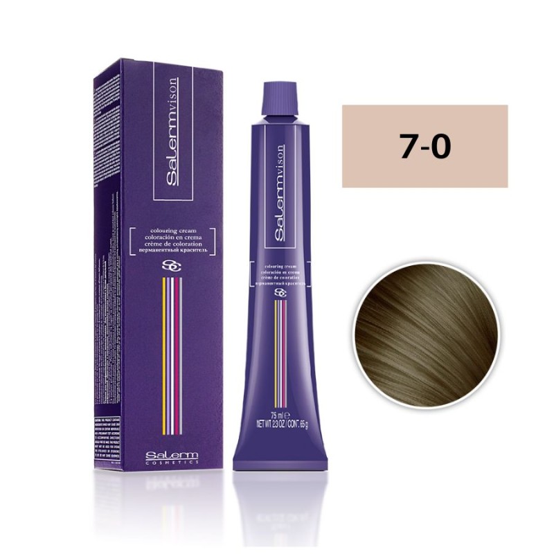 Salerm Tinte Salermvison 7-0 Rubio Medio Frío 75ml