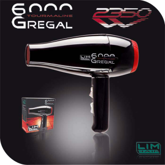 LIM HAIR Secador 6000 Gregal tourmaline NEGRO