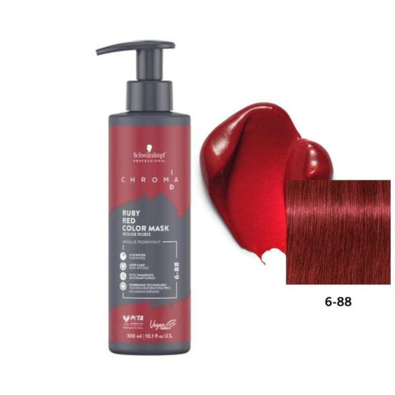 Schwarzkopf Chroma ID Bonding Color Mask 6-88 Ruby Red 300 ml