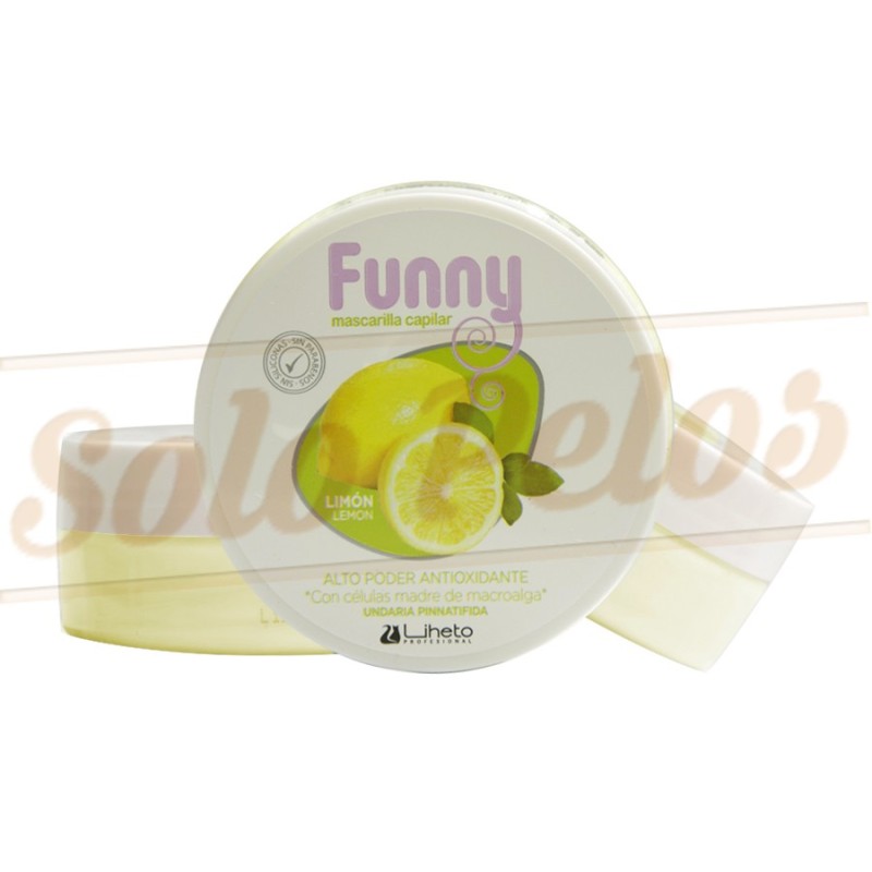 LIHETO Mascarilla funny Limón 200 ml