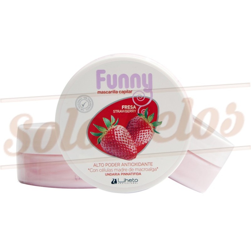 LIHETO Mascarilla funny Fresa 200 ml