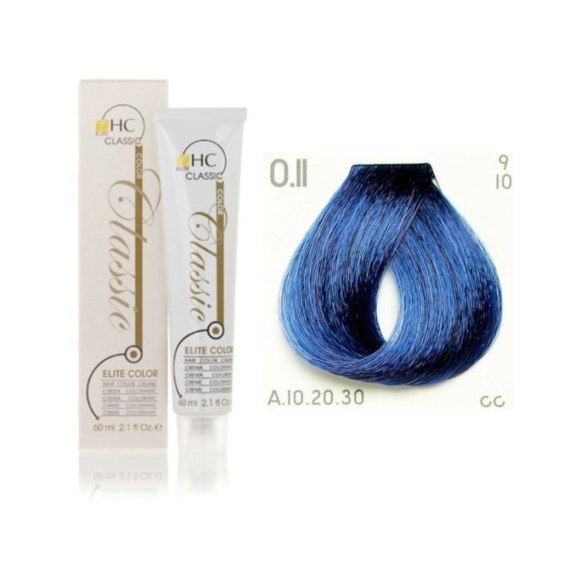 Hairconcept Tinte Elite Classic 0-11 Azul Fantasía 60 ml