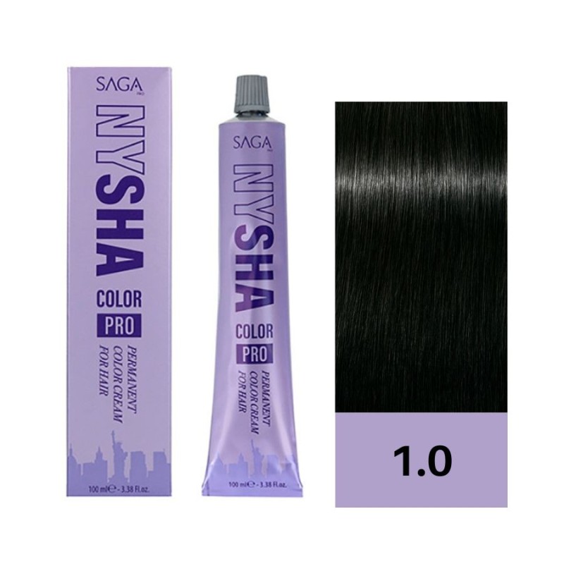 Saga Nysha Color Pro Tinte 1.0 Negro Natural 100 ml