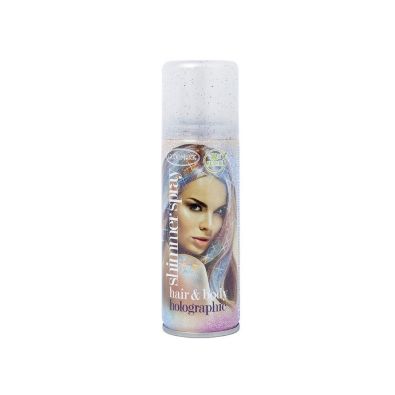 Spray temporal de color holografico para cabello 125 ml