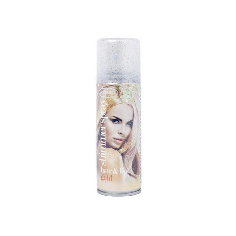 Goodmark Spray temporal de color oro para cabello y cuerpo 100 ml
