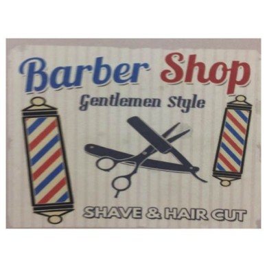 Peinador Barber Shop de corte (120 x 160)