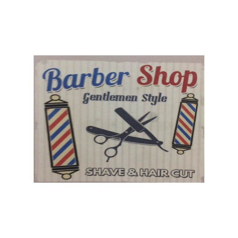 Peinador Barber Shop de corte (120 x 160)