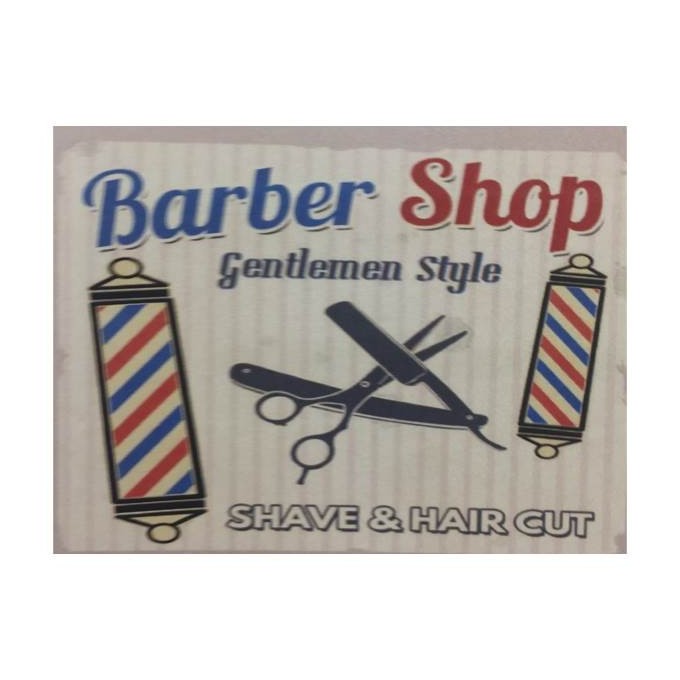 Peinador Barber Shop de corte (120 x 160)