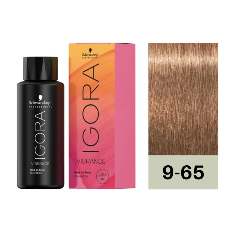 Schwarzkopf Igora Vibrance 9-65 Rubio Muy Claro Marrón Dorado 60 ml