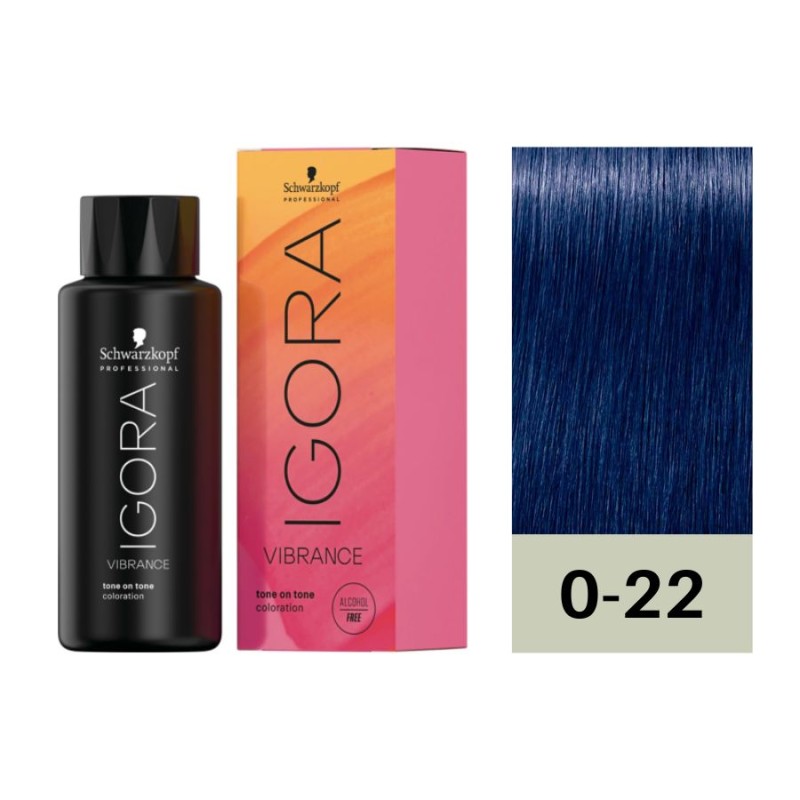 Schwarzkopf Igora Vibrance 0-22 Concentrado Humo 60 ml Baño de Color (sin Alcohol)