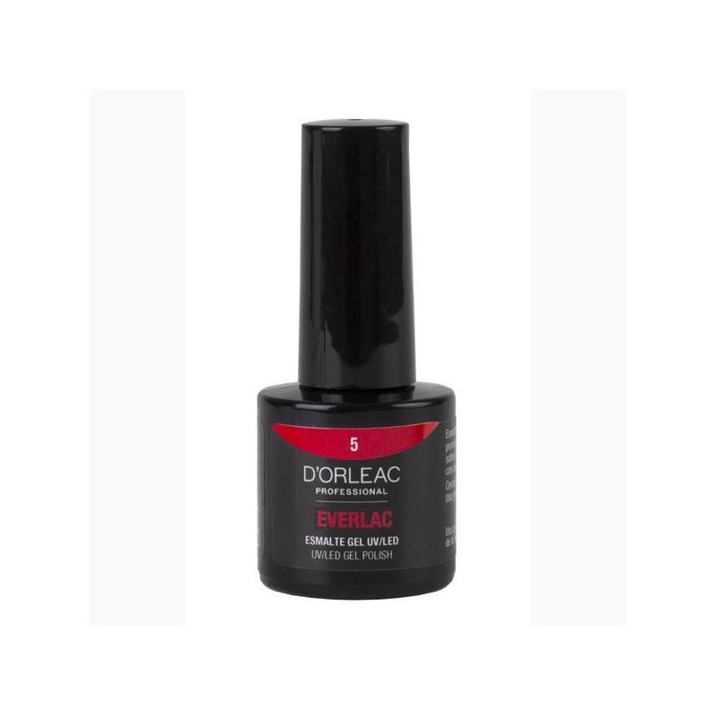 D' ORLEAC EVERLAC Esmalte gel UV/LED color ROJO 9ml