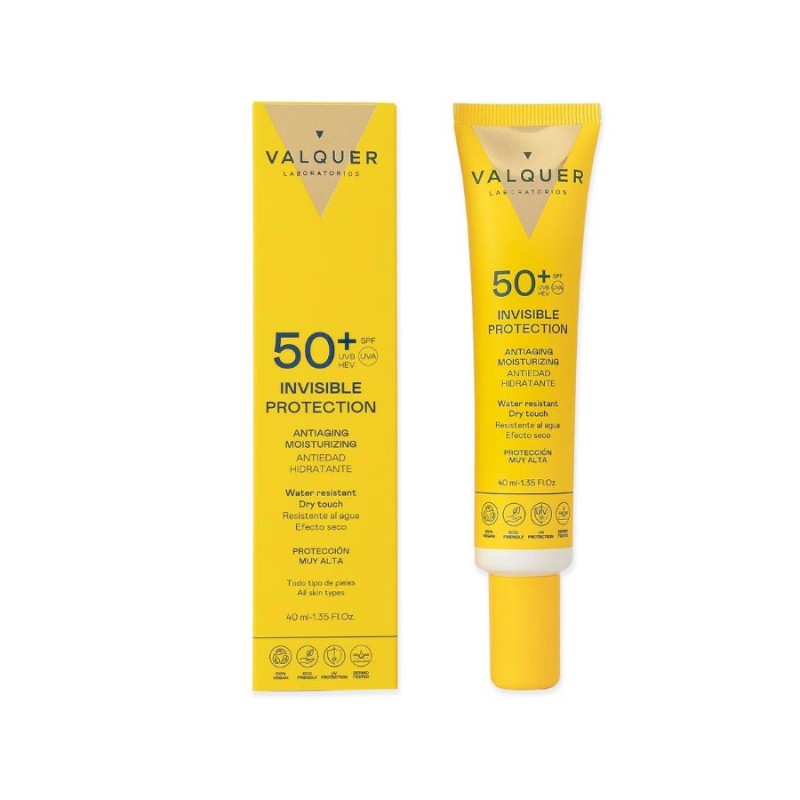 Valquer Serum Facial Invisible Protection SPF 50+ Antiedad e Hidratante 40 ml