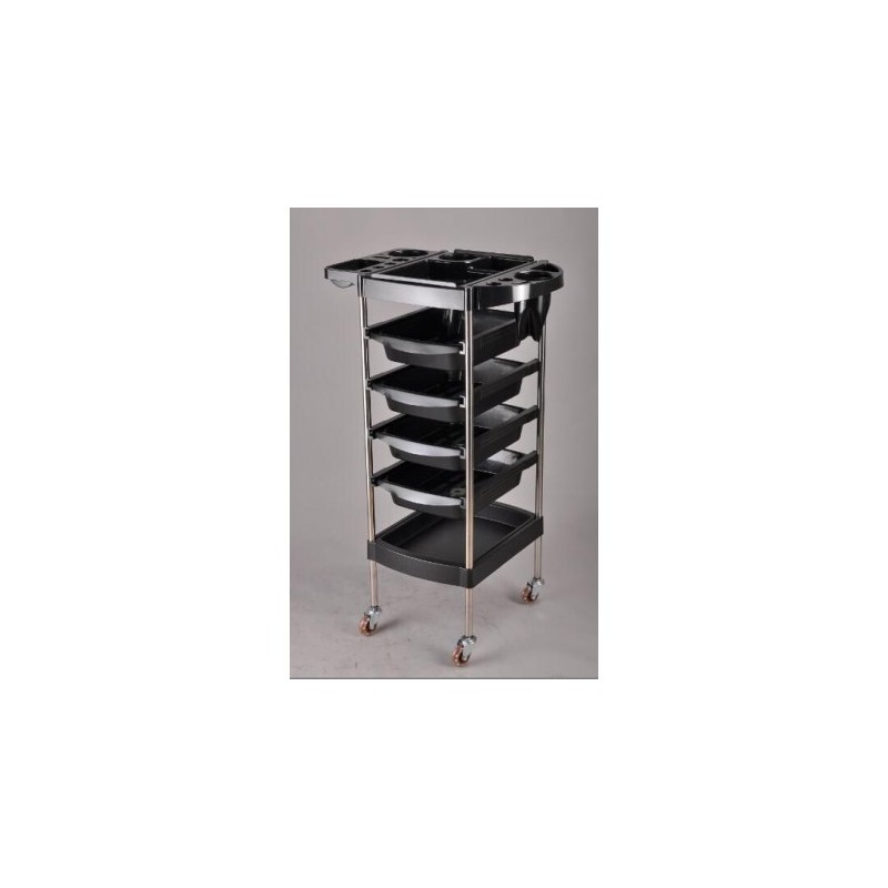 CARRITO DE PELUQUERIA SKELETON NEGRO
